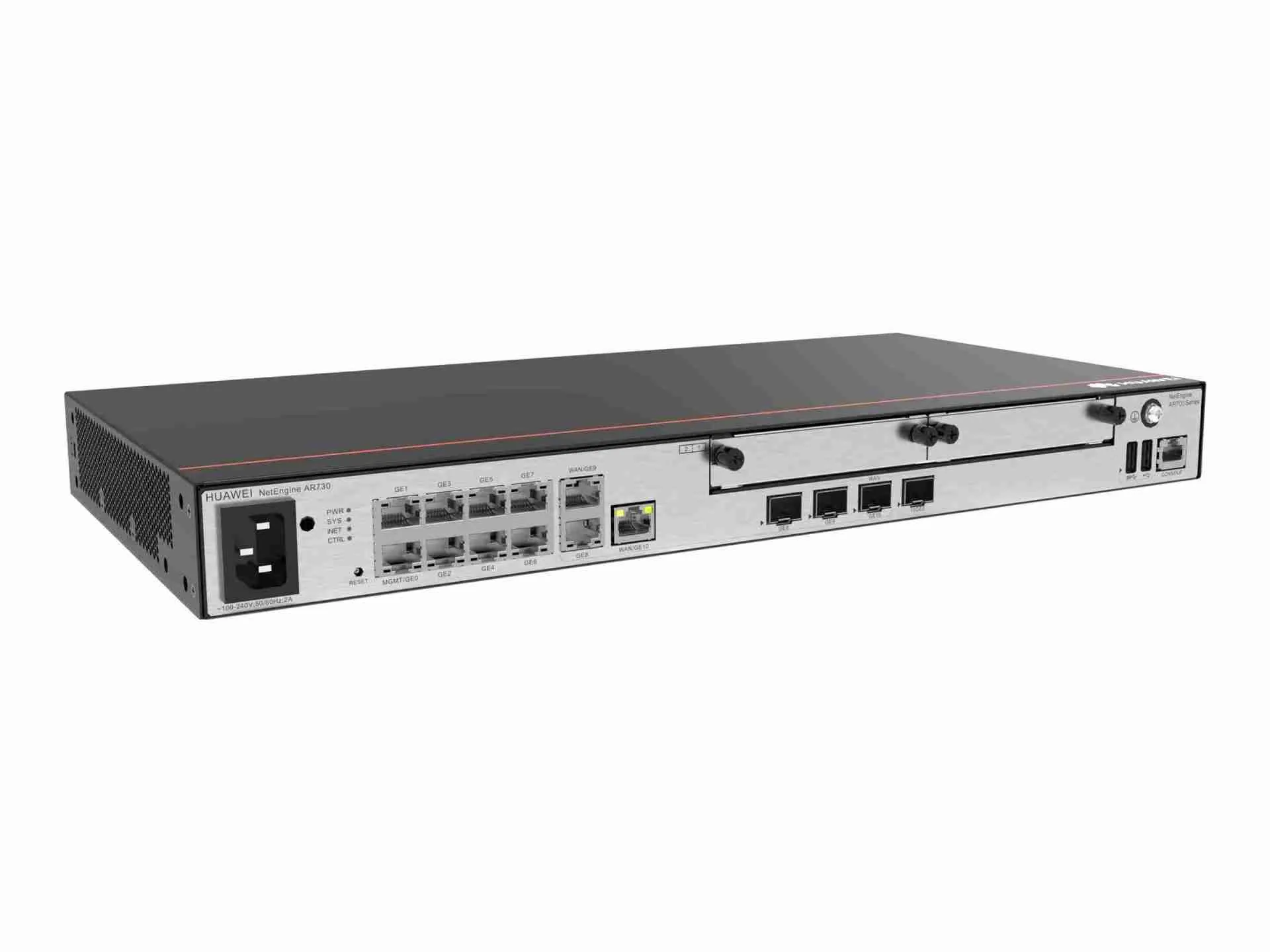 Huawei Router NetEngine AR730, 2*GE combo WAN, 1*10GE(SFP+) WAN, 8*GE LAN