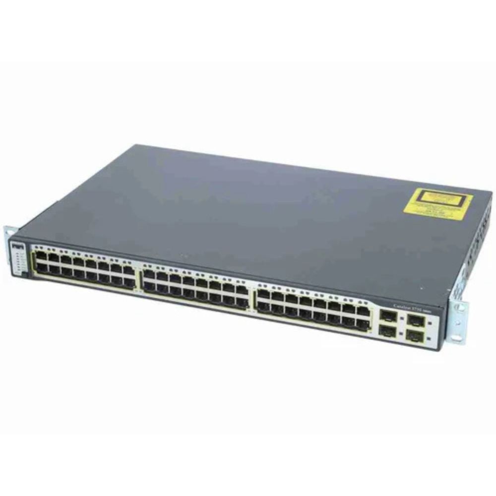 Cisco Catalyst WS-C3750-48PS-S 48-Port Stackable PoE Switch