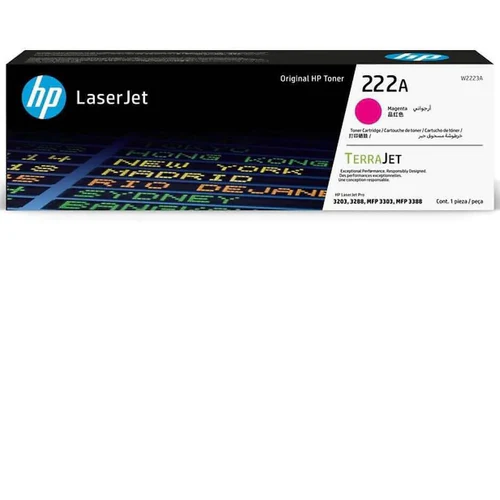 HP 222A Magenta Original LaserJet Toner Cartridge - W2223A