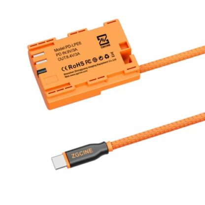 ZGCINE PD-LPE6 Dummy Battery Cable - Gallery Image 3