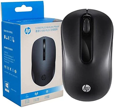 HP Wireless Silent Mouse S1000 Black - 3CY46PA - Gallery Image 1