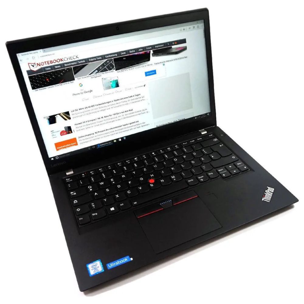 Lenovo ThinkPad T470s Intel Core i7 7th Gen 8GB RAM 256GB SSD Non-Touch - Gallery Image 2