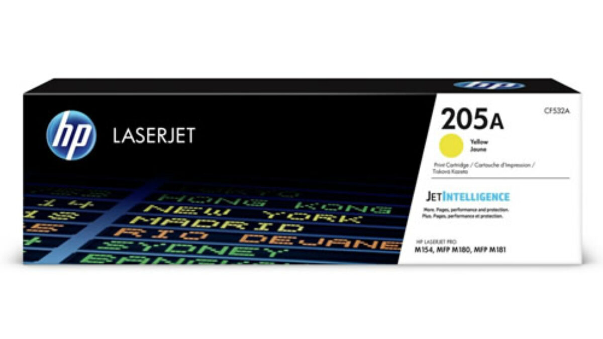 HP 205A Yellow Original LaserJet Toner Cartridge - CF532A - Gallery Image 1