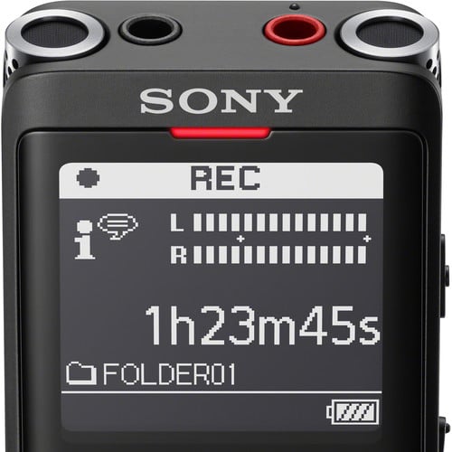 Sony ICD-UX570 Digital Voice Recorder (Black) - Gallery Image 1