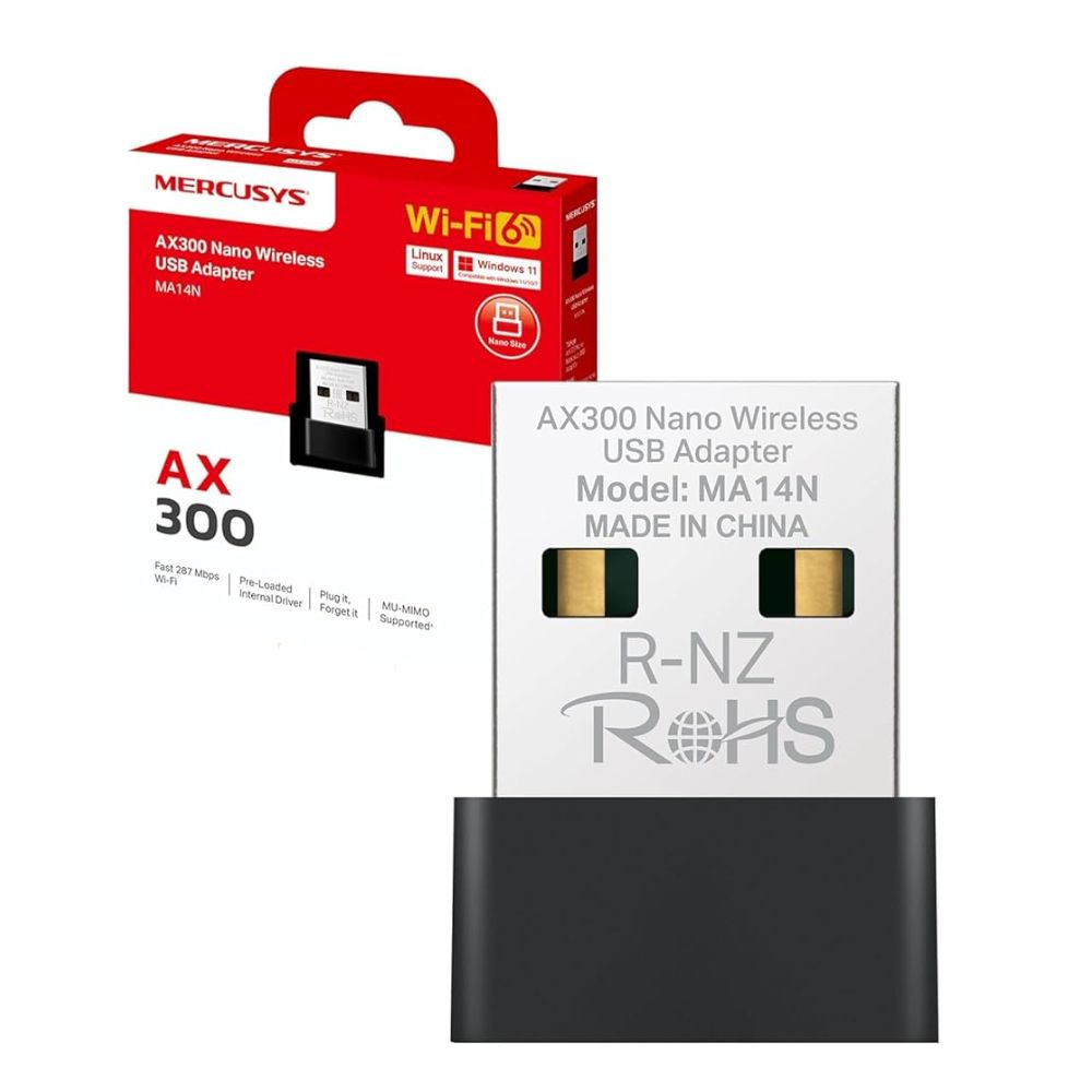 Mercusys MA14N Wireless Nano USB Adapter - Gallery Image 2