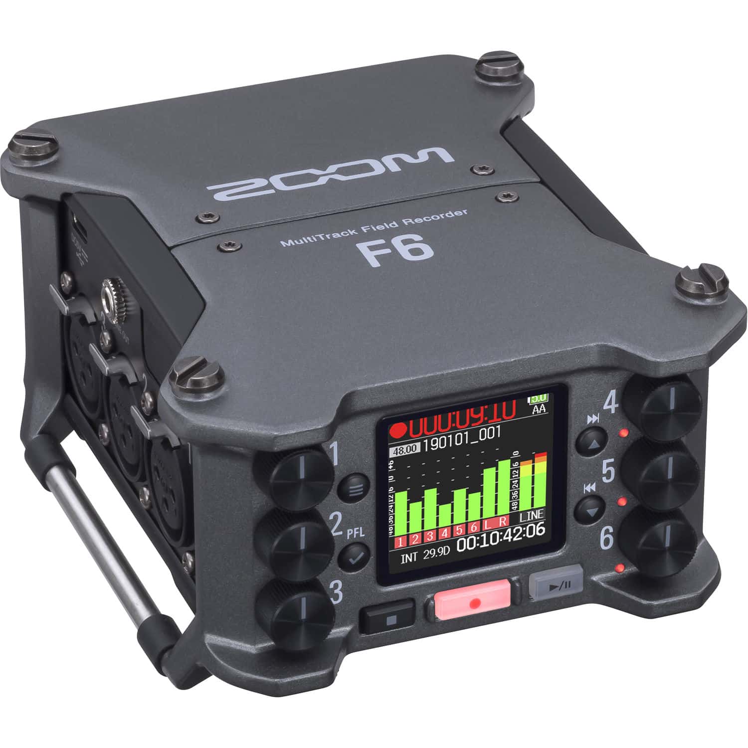 Zoom F6 6-Input / 14-Track Multitrack Field Recorder - Gallery Image 3