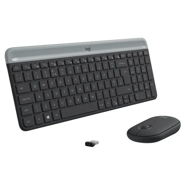 Logitech MK470 Slim Wireless Keyboard and Mouse Combo - Graphite - 920-009204 - Gallery Image 1