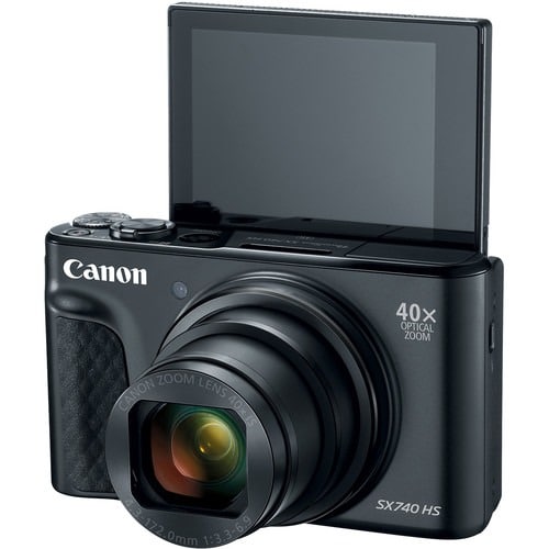 Canon PowerShot SX740 HS Digital Camera (Black) - Gallery Image 4