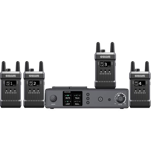 Hollyland T1000 Full-Duplex Intercom System with Four Beltpack Transceivers - Gallery Image 1