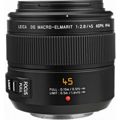 PANASONIC LEICA DG MACRO-ELMARIT ASPH 45MM F2.8 LENS - Gallery Image 1