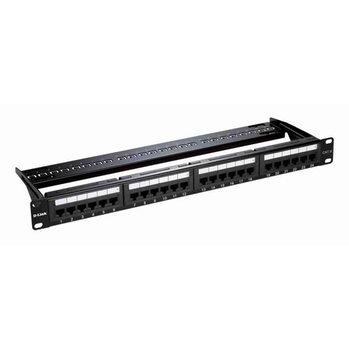 D-Link NPP-C61BLK241 Cat6 24-Port Patch Panel - Gallery Image 2