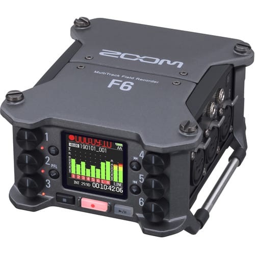 Zoom F6 6-Input / 14-Track Multitrack Field Recorder - Gallery Image 1